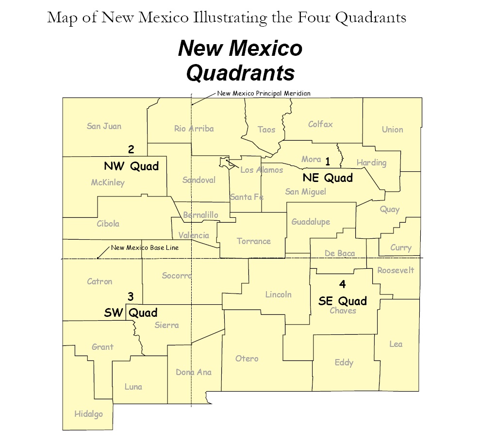 New Mexico Township And Range Map Valley Zip Code Map